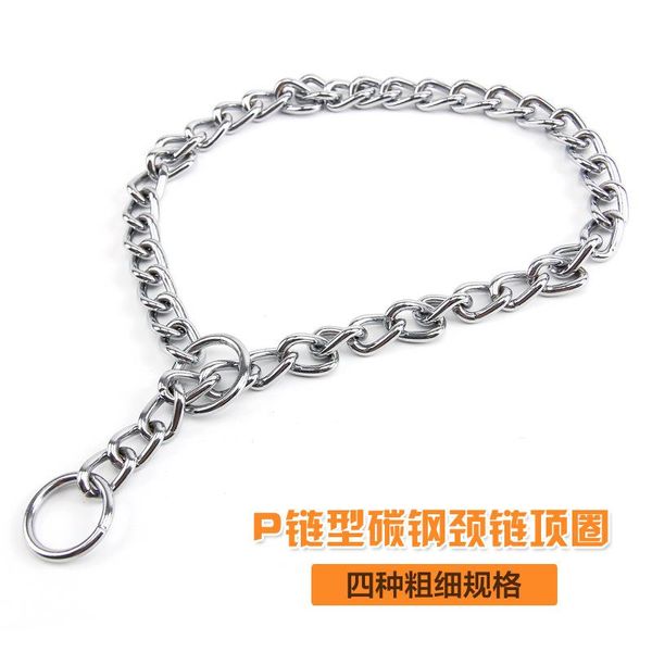 

pet dog cat products stainless steel neck chain collar collars & leashes