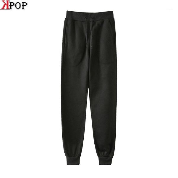 

men's pants kpop sport butter jogger bottoms customized picture diy, Black