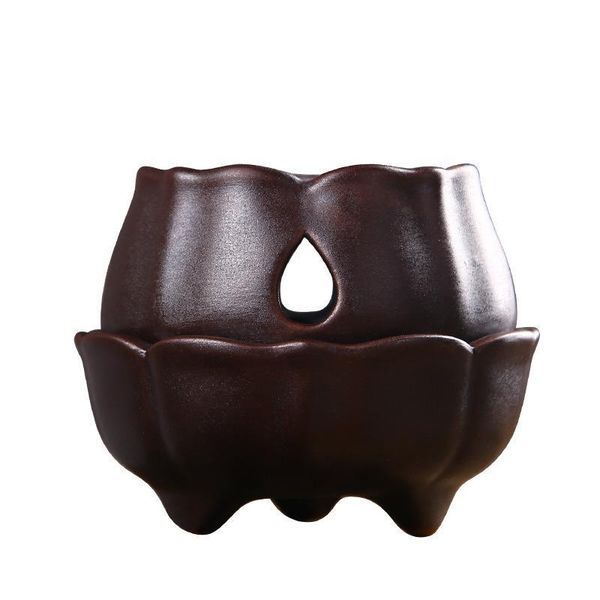 

fragrance lamps lotus porcelain incense burner creative flower ceramics smoke holder home yoga decor gift