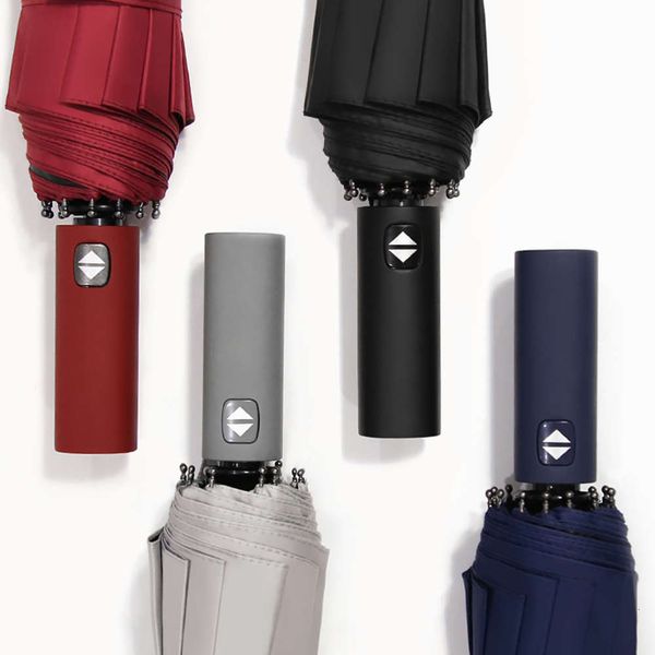 

automatic umbrella 12 bone black glue sunscreen ultraviolet sun three fold sunny sunshade