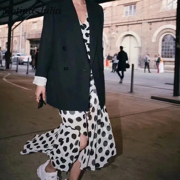 

skirts motina julia dot print ruffle skirt women 2021 autumn asymmetrical hem bottom streetwear female, Black