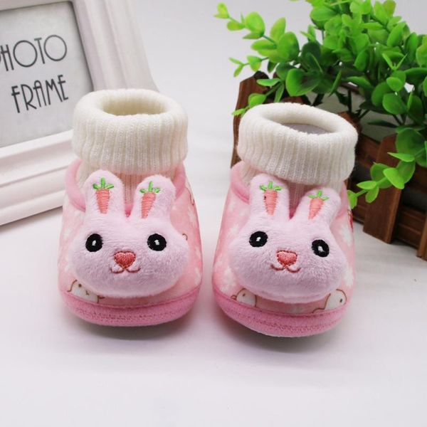 

first walkers baby girls born cozie faux fleece boots walker winter warm infant toddler crib shoes classic floor boys