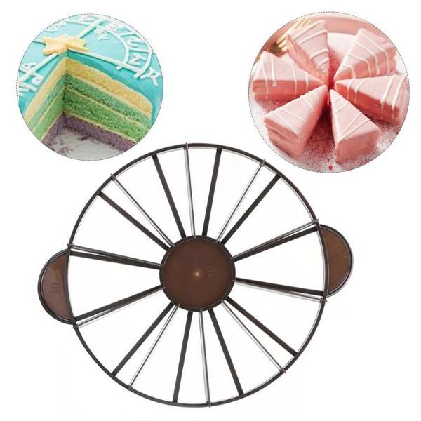 

10.6 inch bread cake divider, diy cooking 10/12 equal portion round cutter slice marker baking tool, safe,non-toxic and ddurable & pastry to