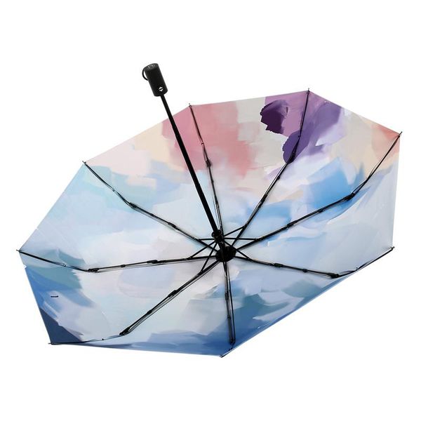 

umbrellas colorful children umbrella folding black coating windproof portable travel paraplu household products jj60ys