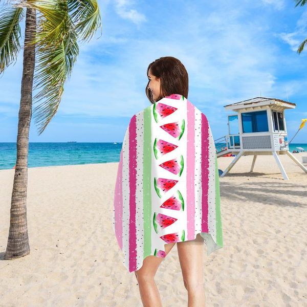 

towel tropical mood soft bath bathroom microfiber white beach for adults blanket 75x150cm serviette