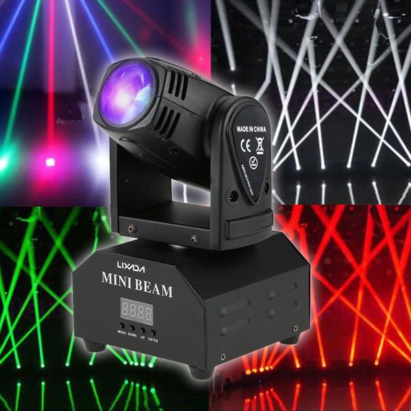 

effects led stage lighting effect lamp rotating moving head sound activated 11/13 channels rgbw color light for disco ktv club party