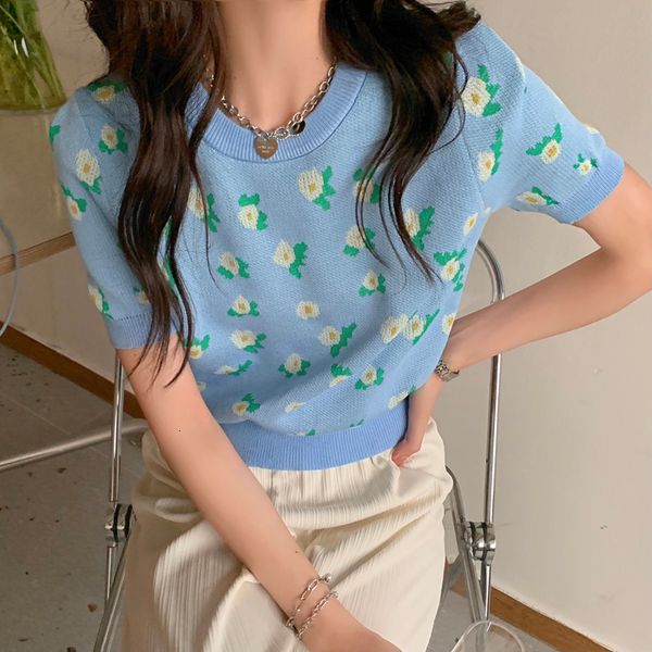 

women's blouses & shirts hzirip female short shirt, student t-shirt, with round collar and sleeves, casual chic fashion for summer, a48, White