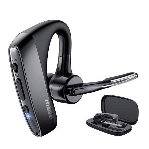 

headphones & earphones est k18 bluetooth headset wireless noise reduction handsheadsets with hd cvc8.0 dual mic for all smart phones