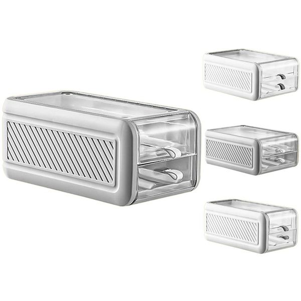 

storage bottles & jars double stacking drawer type egg fresh-keeping kitchen box transparent refrigerator food container