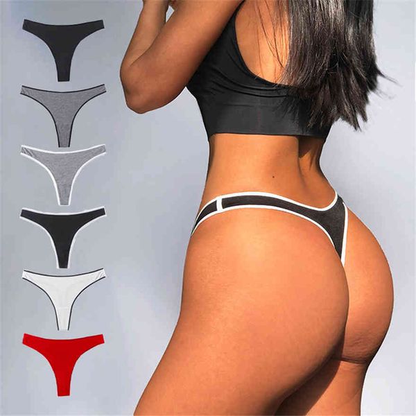 

women g string thongs low rise contton tanga briefs panties ladies' seamless lingerie female underwear strings 1 piece, Black;pink