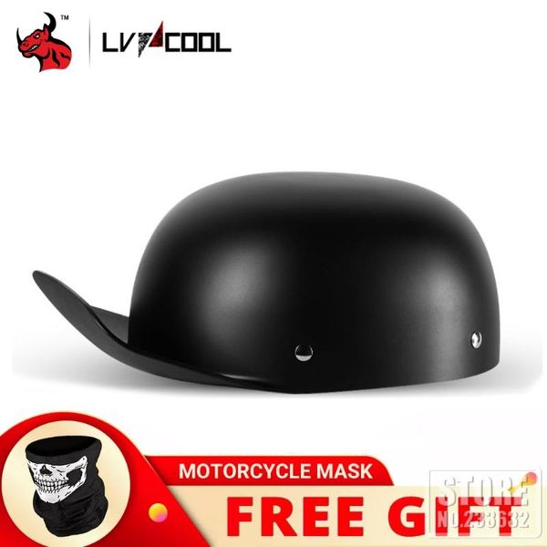 

motorcycle helmets black open face half helmet moto vintage motorbike retro riding crash scooter cruiser chopper