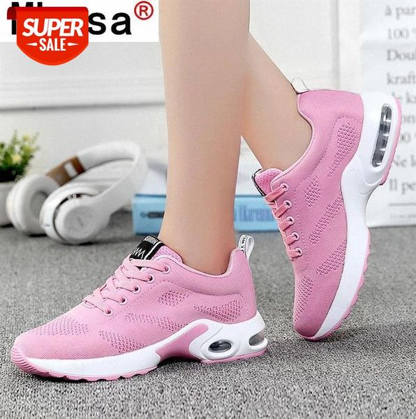 

new lace dense mesh weaving women casual shoes fashion comfortable breathable sneakers platform vulcanized #z91w