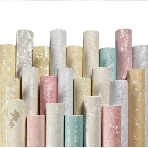 

wallpapers home extra thick 3d self-adhesive wallpaper solid color bedroom store waterproof wall papers roll decor