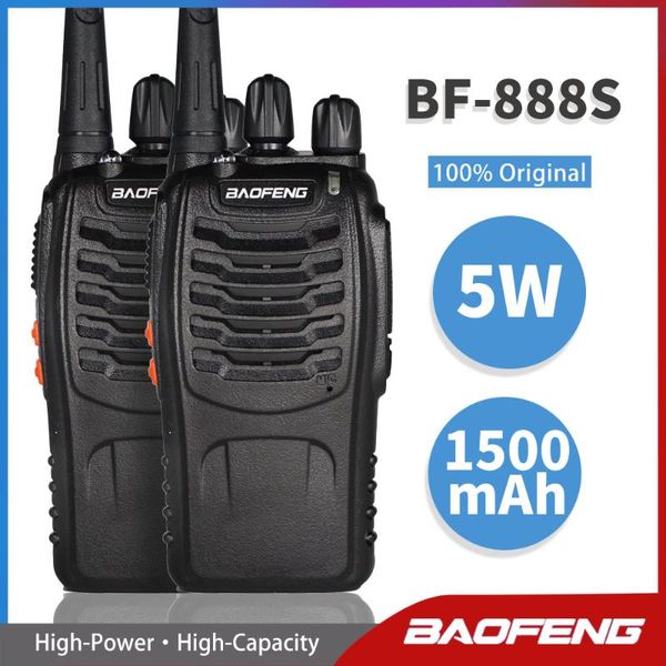 

walkie talkie 2pcs baofeng bf-888s mini bf 888s 5w two way radio uhf 400-470mhz handheld hf fm transceiver usb charger