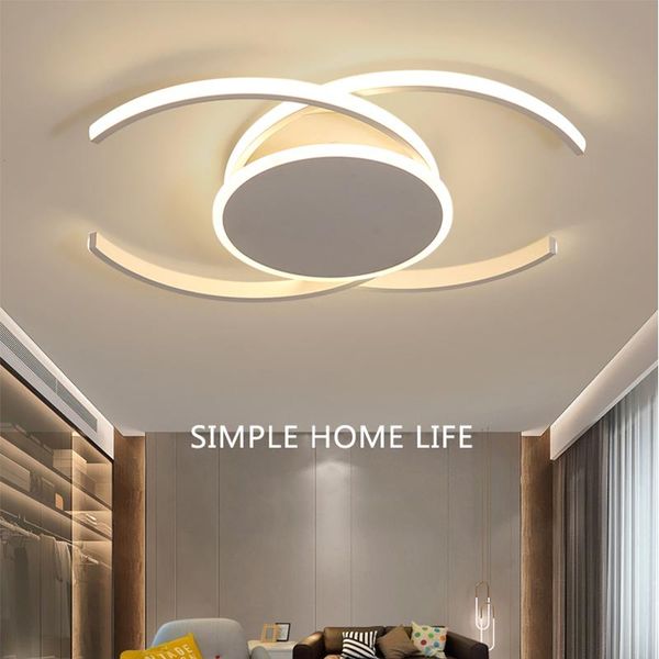 

ceiling lights semicircle flower shape aluminum art northern europe simple style living room bedroom corridor led light