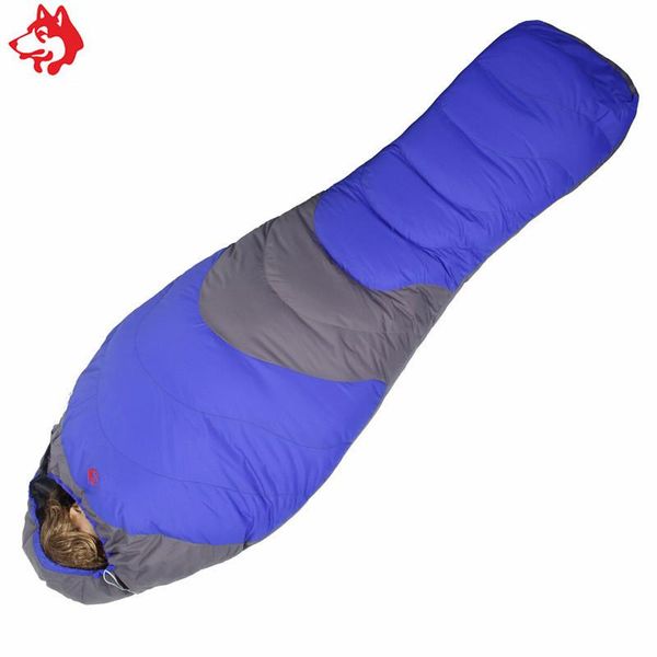 

original extreme cold weather 1.7kg red/blue/orange 1000g duck down filling outdoor climbing hiking camping mummy sleeping bag bags
