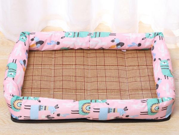 

waterproof anti-scratch cool pet ice mat, summer cat nest, printed oxford cloth mat beds & furniture