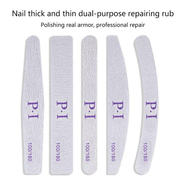 

nail files professional tools double-sided file strips half moon prism sandpaper polishing care