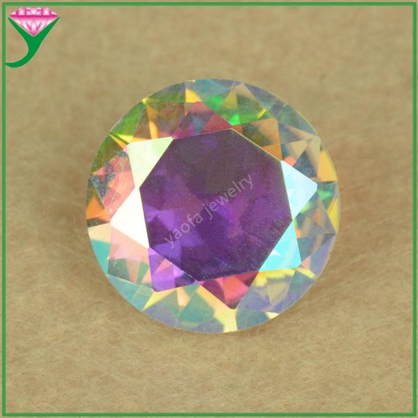 

other wholesale plating ab color multicolor glass gems round brilliant shape loose beads synthetic stone for jewelry making diy