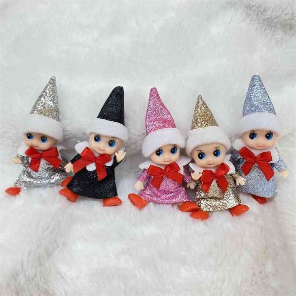 

6515christmas bookshelf elf doll doll ornaments