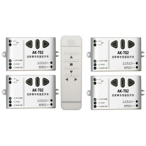 

smart home control tubular motor garage door / projection screen shutters ac 220 v rf wireless remote switch digital display