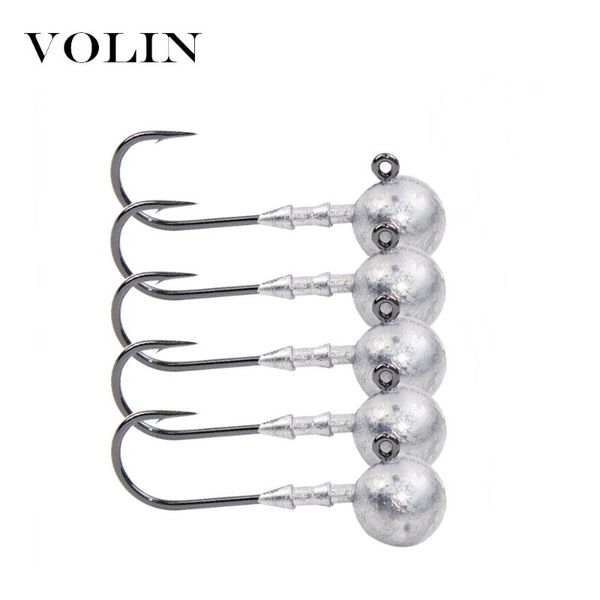 

1bag lead jig head fishing hooks 3.5g/5.2g/7g/10g/14g hook soft bait wom tackle