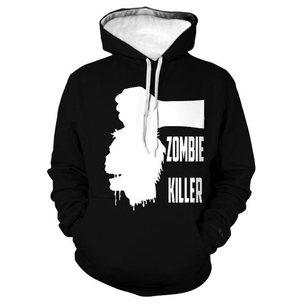 

men's hoodies & sweatshirts men hip-hop black hoodie sweatshirt print punk chain high street hipster pullover streetwear