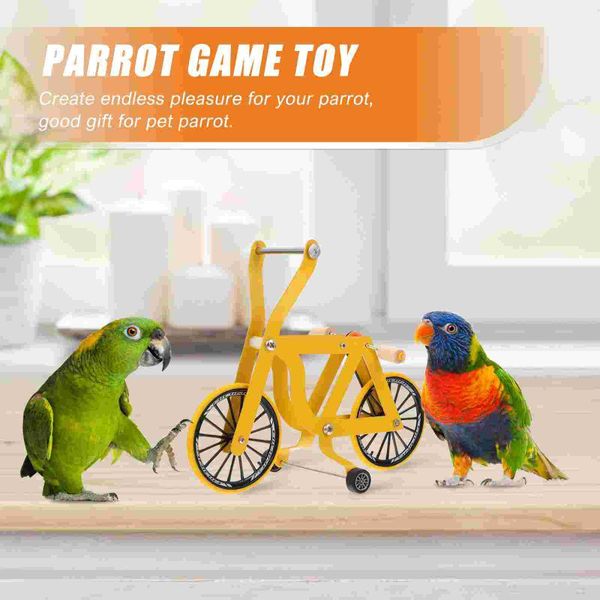 

other bird supplies parrot training riding bike birds puzzle
