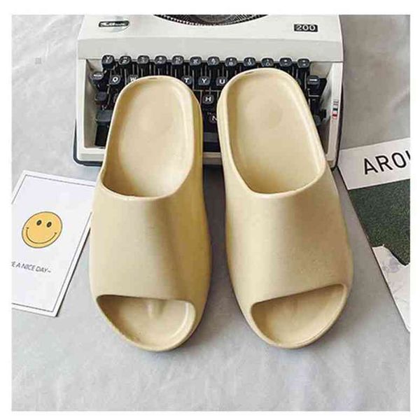 

yeesy slide women men slippers desert sand bone resin sandal bench foam runner sneakers indoor outdoor brown football basketball soccer soot, Black