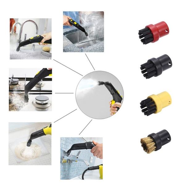 

big round brush universal steam cleaning kit for karcher sc1 sc2 sc3 sc4 sc5 sc7 cleaners shower curtains