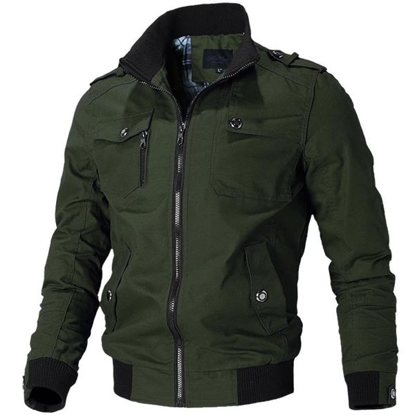 

men's jackets brand military jacket male clothing army tactical windbreaker outwear casacos zipper cargo mens, Black;brown