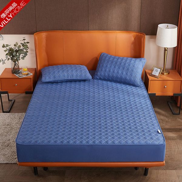 Colchão acolchted espessa chapa de cama de algodão caseiro capa de poeira antiderrapante cadeiras de cama cadeiras de cama (sem fronha) f0092 210420