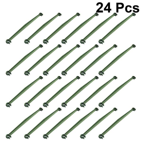 

other garden supplies 24pcs plant support rod fixed connector gardening vegetable vines climbing connecting 11/16mm