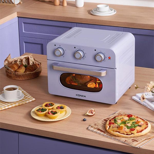 

electric ovens konka 23l air oven household convenient baking three-layer multifunctional large-capacity fryer