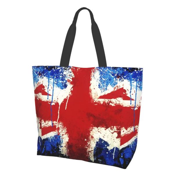 

storage bags splattered union jack canvas bag women national ins