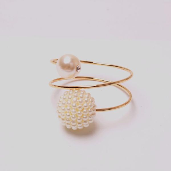 

12pcs wedding pearl series napkin buckle bayberry ball tissue ring rings