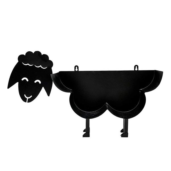 

cute black sheep toilet paper roll holder, novelty standing or wall mounted tissue storage stand holders