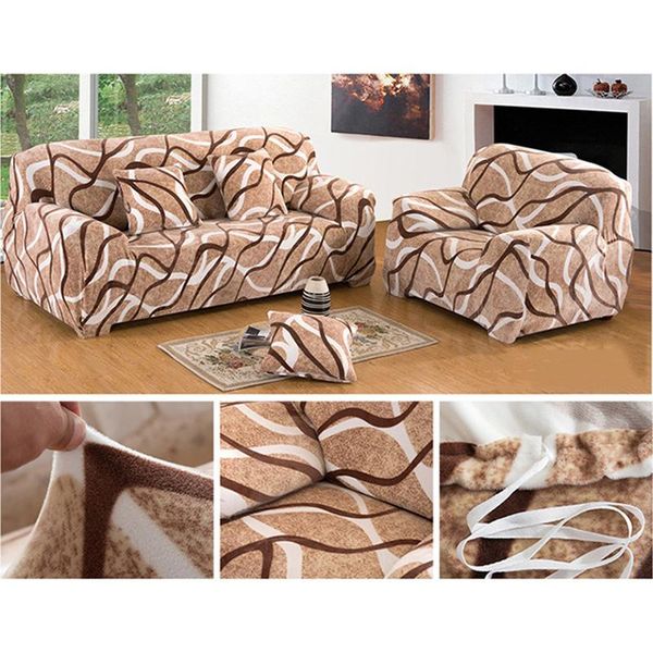 

chair covers 1/2/3/4 seat universal plush sofa cover thickening soft stretch for living room autumn winter slipcover