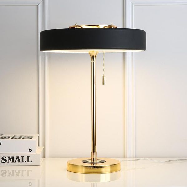

table lamps el model room living bedroom study bedside lamp light luxury postmodern simple american retro
