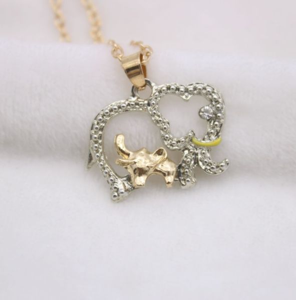 

two color size necklace fashion cute animal clavicle chain, Silver