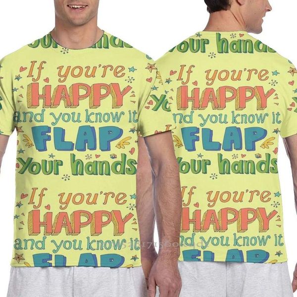 

men's t-shirts happy flappy men t-shirt women all over print fashion girl t shirt boy tees short sleeve tshirt, White;black