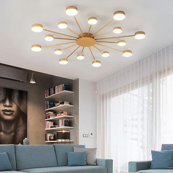 

pendant lamps novelty metal irregular ceiling lights for foyer black lamp golden surface mounted bedroom lighting fixture