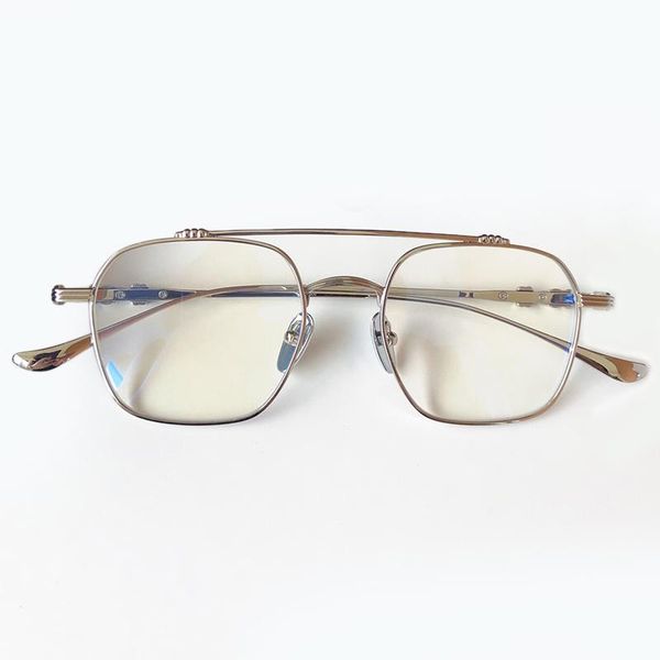 

fashion sunglasses frames 2021 rectangle alloy glasses retro style design men women large computer eyeglasses, Black