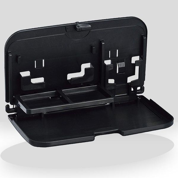 

car organizer folding beverage rack food tray auto accessories styling universal seat back storage phone cup holder tissue box frame