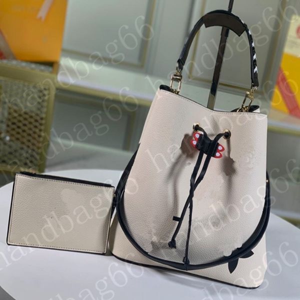 

genuine pu leather cross body shoulder bags for women girl fashion simple portable leisure bucket bag 65