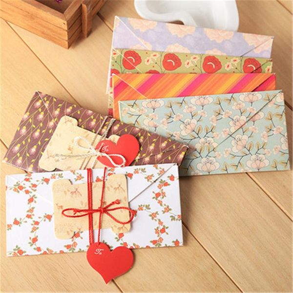 

greeting cards 5pcs creativity heart shape card valentines day gift love postcard retro diy party wedding invitation thanks envelope