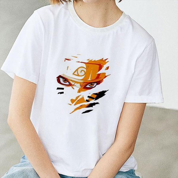 

naruto fashion japanese anime and men women sasuke funny cartoon casual cool streetwear couple hip hop tee, White;black