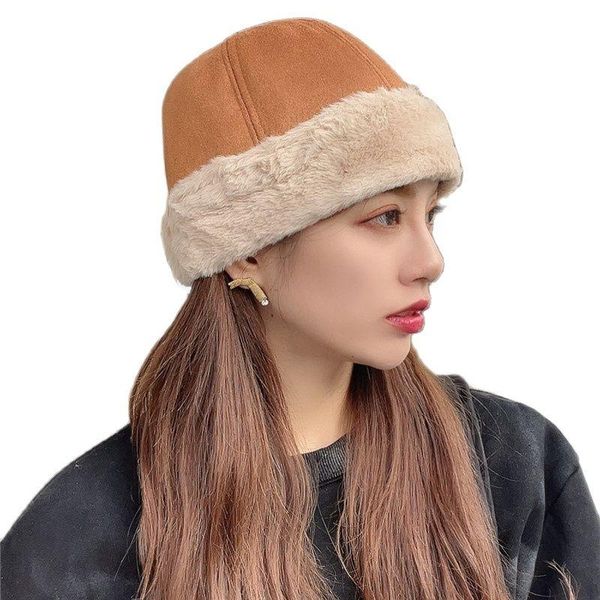 

beanies autumn and winter british retro literary landlord hat fashion wild thick warm octagonal women
