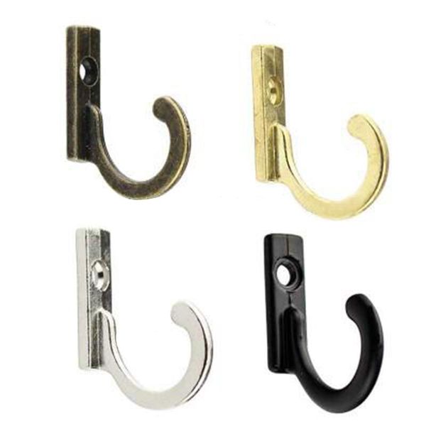 

10pcs wall door metal antique hooks hanger for key clothes coat hat bags towel holder zinc alloy practical bathroom accessories & rails