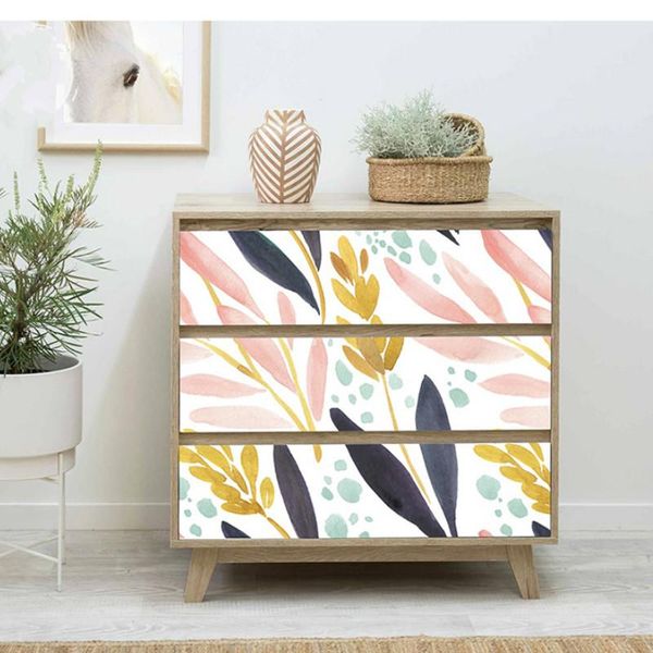 

wallpapers customize watercolor peony floral peel and stick wallpaper removable multi-color self adhesive contact paper decorative